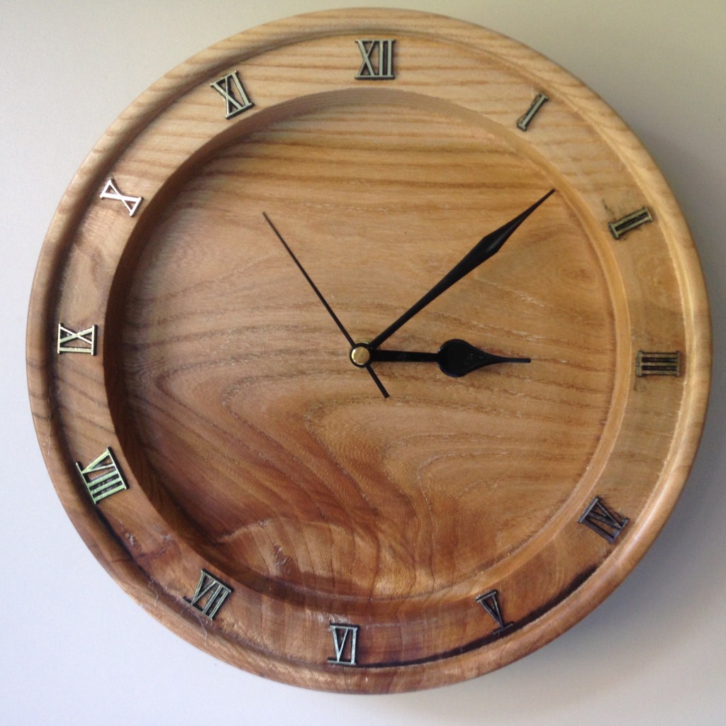 Clock in ash (not for sale)