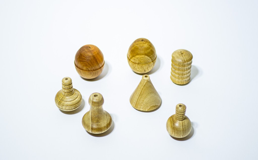 Light pulls, various woods